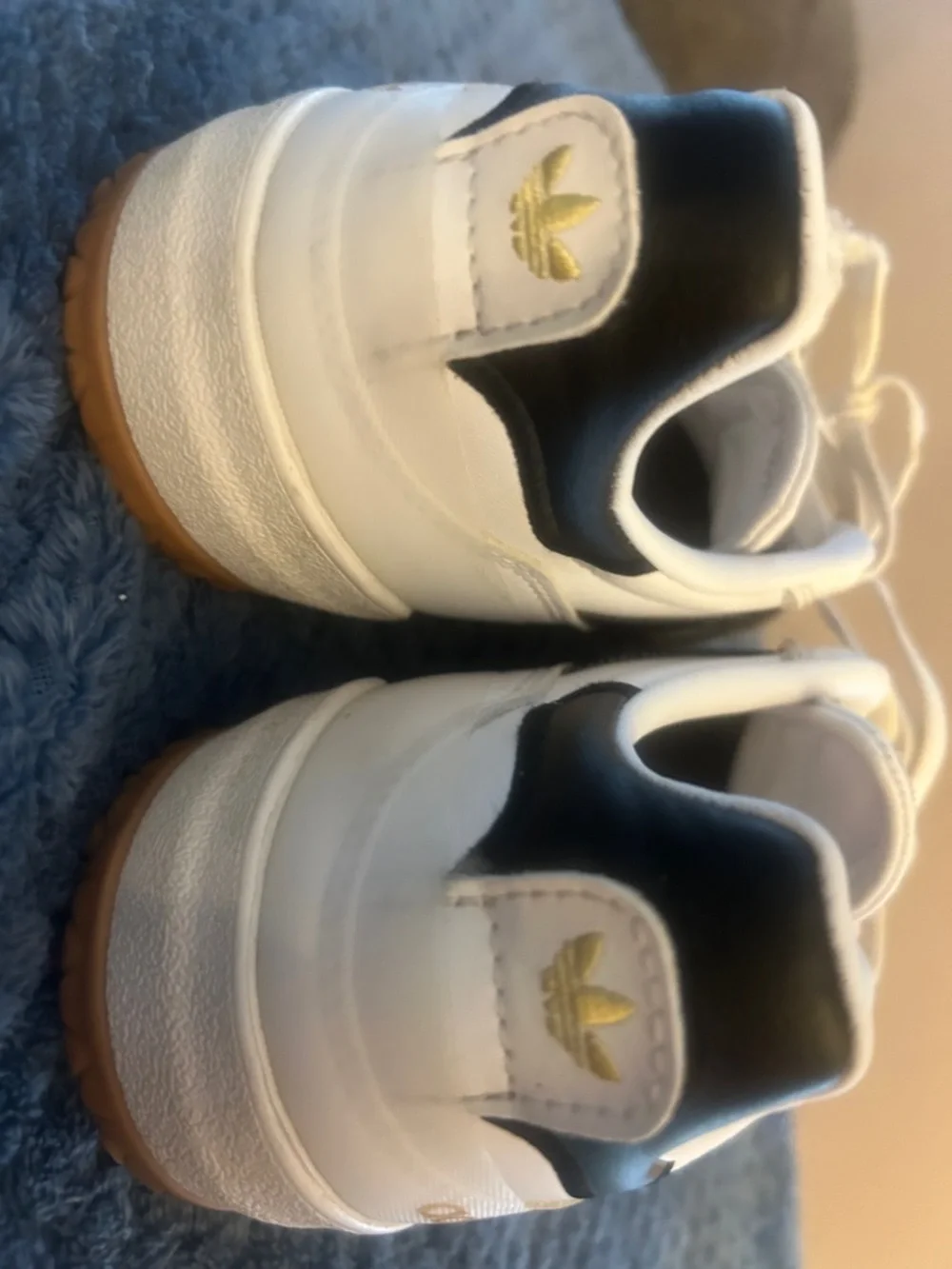 adidas White Black Gum Classic Men’s Sneakers - Picture 2 of 4